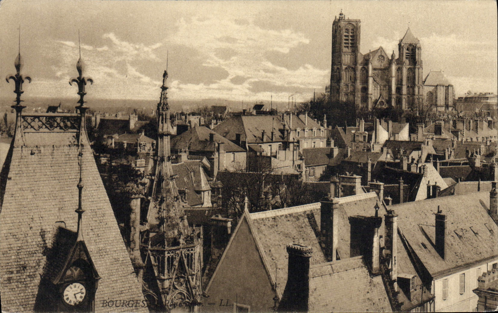 CPA Bourges Panorama