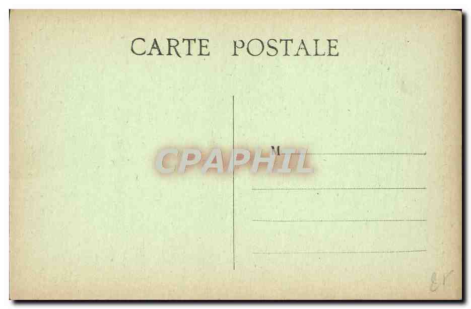 CPA Bourges Hotel Cujas Boucherie Charcuterie  — Rückseite