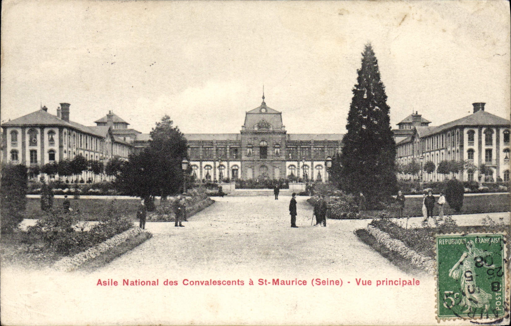 CPA Asile national des convaslescents a St Maurice Vue principale