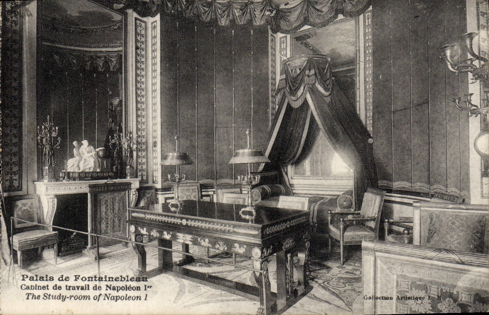 Palazzo di Fontainebleau — Studio di lavoro di Napoleone I — Collezione Artistica L. M.