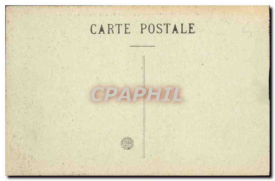 CPA Biarritz La Cote et port des pecheurs — Verso