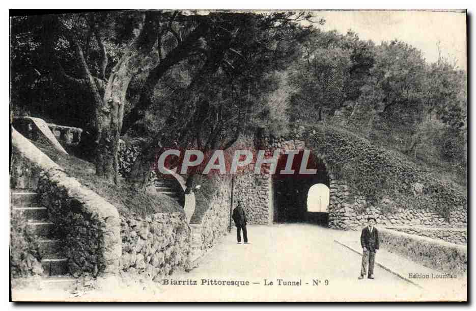 CPA Biarritz Pittoresque Le Tunnel