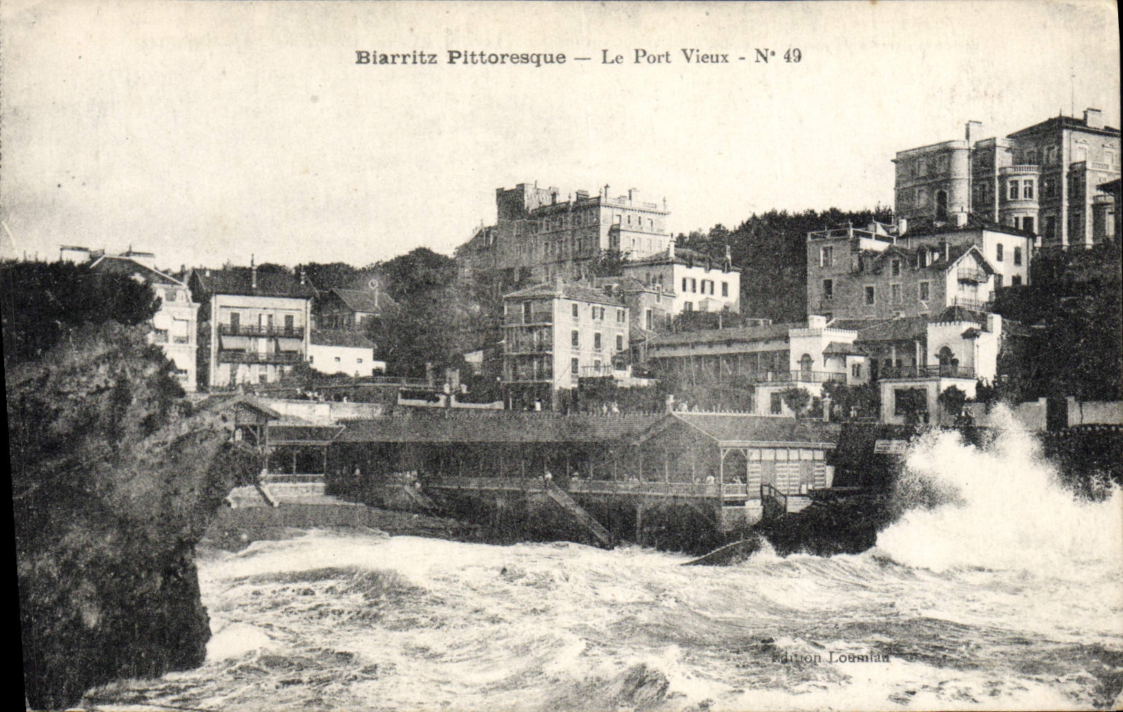 CPA Biarritz Pittoresque Le Port Vieux