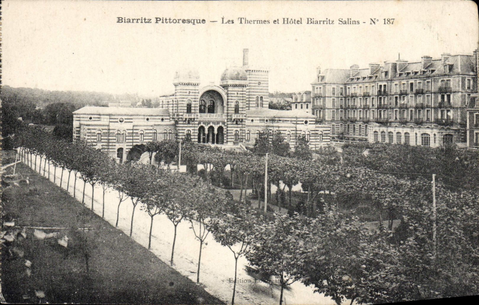 CPA Biarritz Pittoresque Les Thermes et Hotel Biarritz Salins