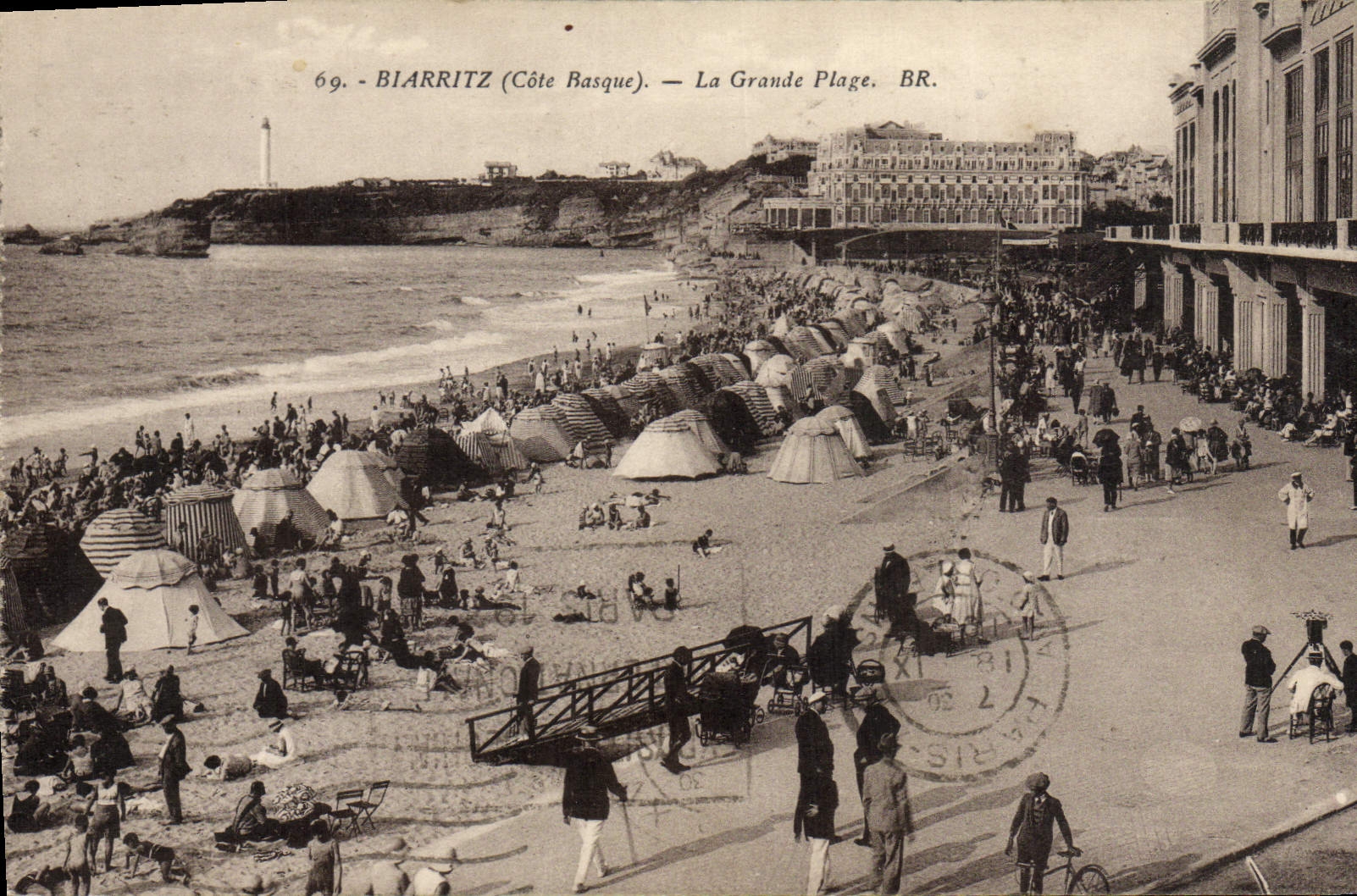 CPA Biarritz La Grande Plage