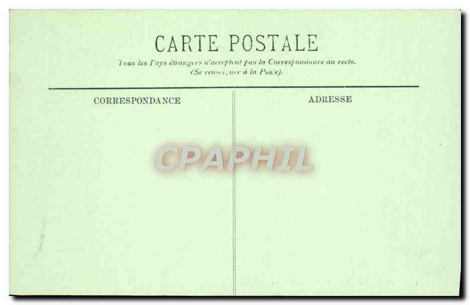 CPA Marseille Le Chateau d'If — Rückseite