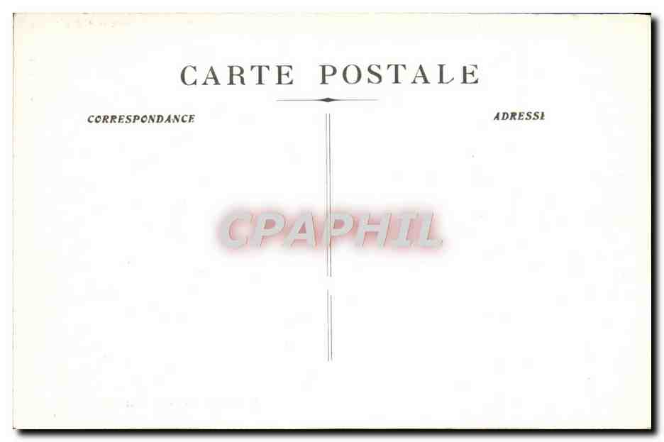CPA Marseille Le Corniche — Verso