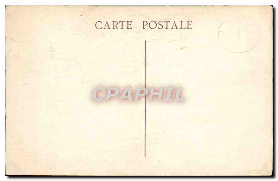 CPA Marseille Notre Dame de la Garde — Verso