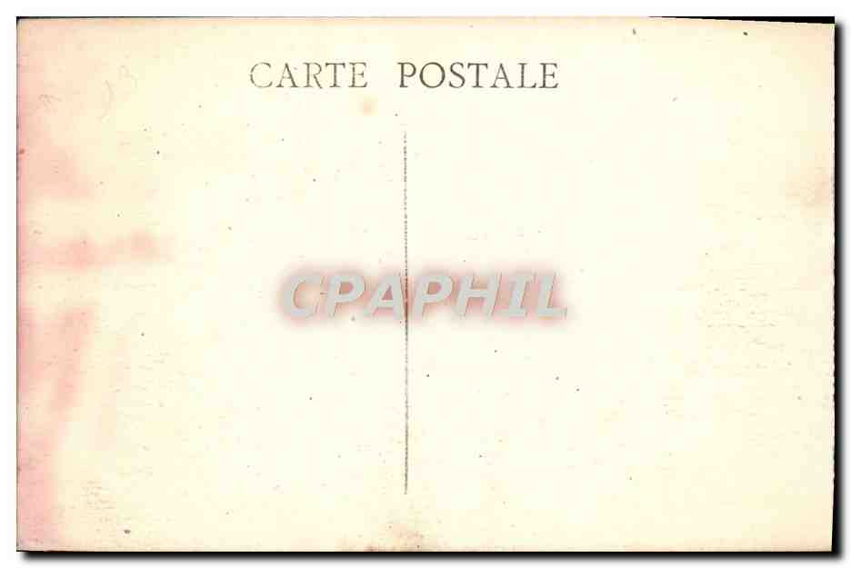 CPA Marseille Le Palais Longchamp — Back