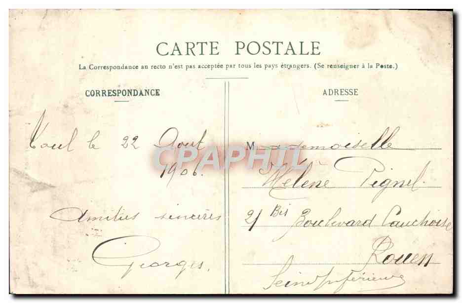 CPA Toul Illustre La fontaine Curel  — Rückseite