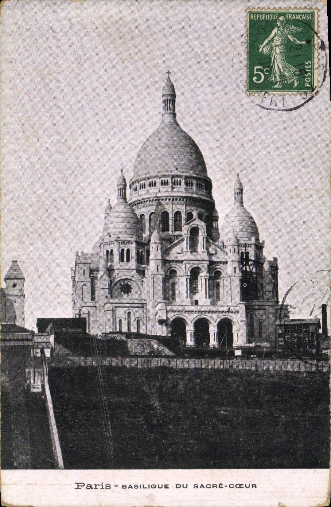 CPA Paris Basilique Du Sacre Coeur