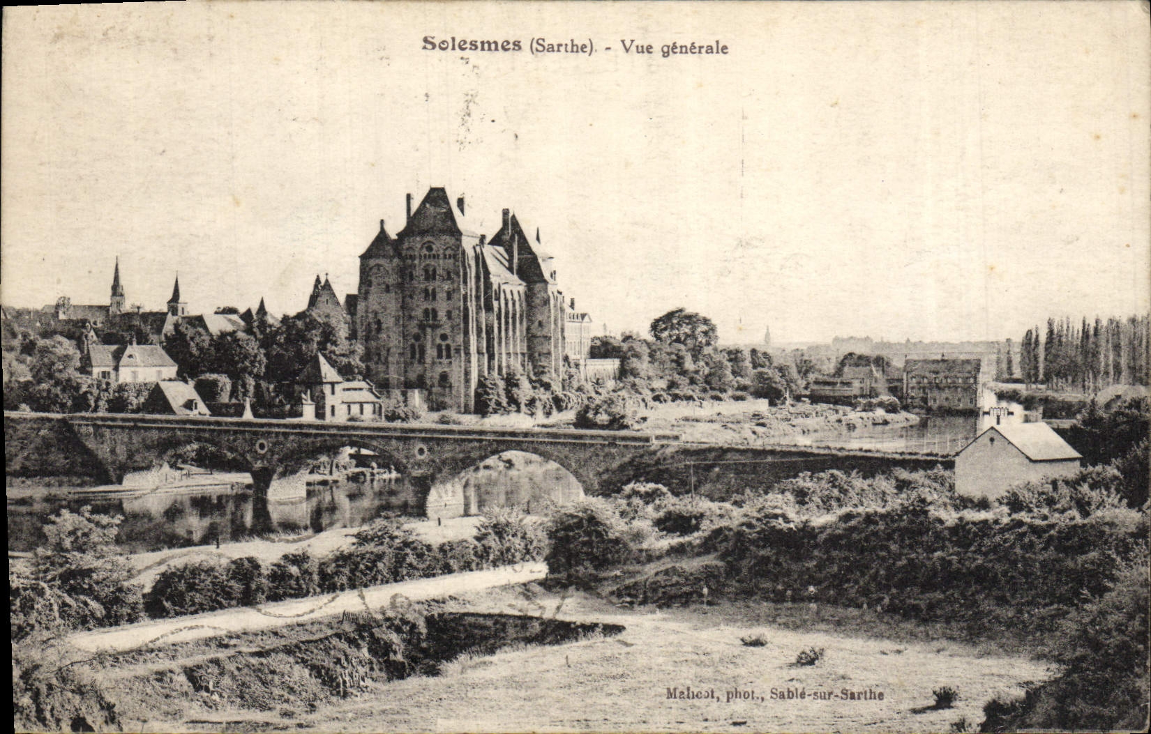CPA Solesmes Vue Generale