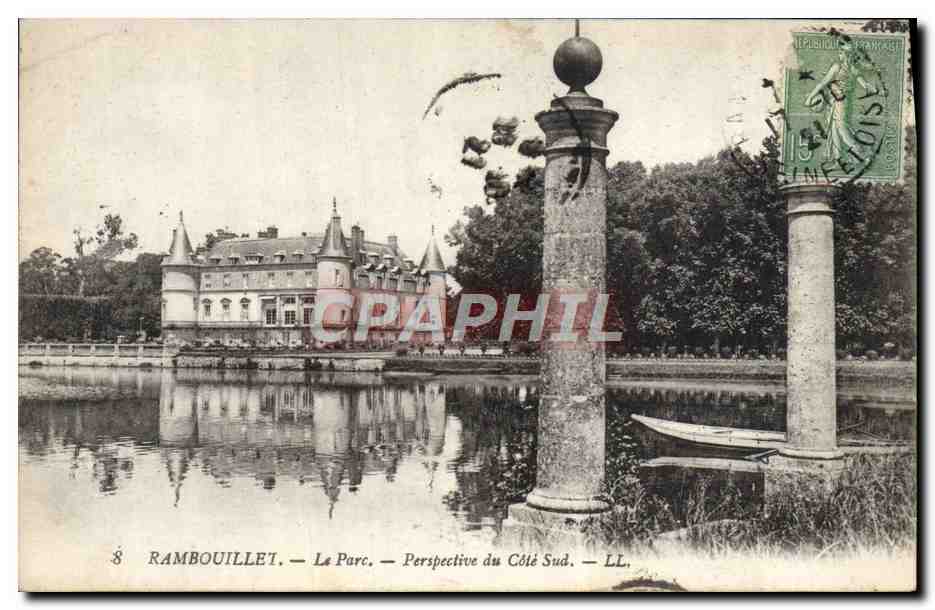 Rambouillet — Le Parc — Perspective du Côté Sud — LL