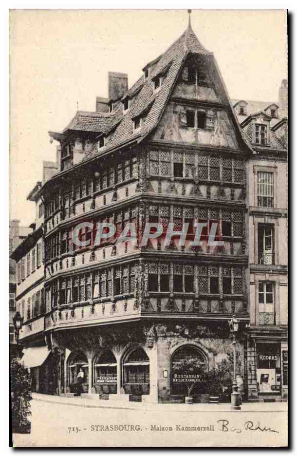 CPA Strasbourg Maison Kammerzell