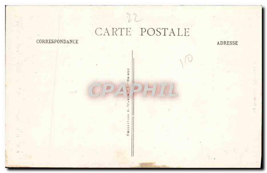 Trégastel - Rochers bizarres - Têtes d'Animaux — A.W. 7623 — Reverso