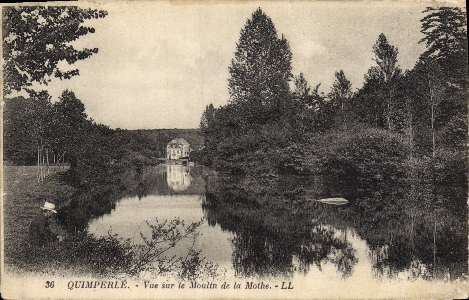 CPA Quimperle Vue Sur le Moulin de la Mothe