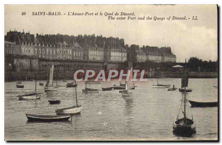 Saint-Malo - L'Avant-Port et le Quai de Dinard — LL, n°59
