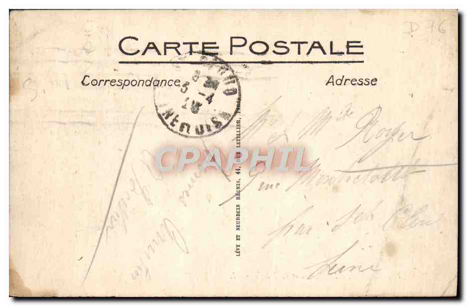CPA Le Havre Le Casino et la Plage — Rückseite