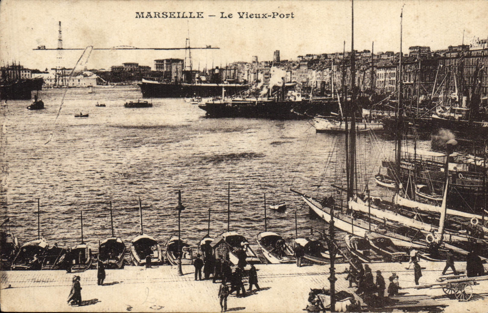 CPA Marseille Le Vieux Port Bateaux