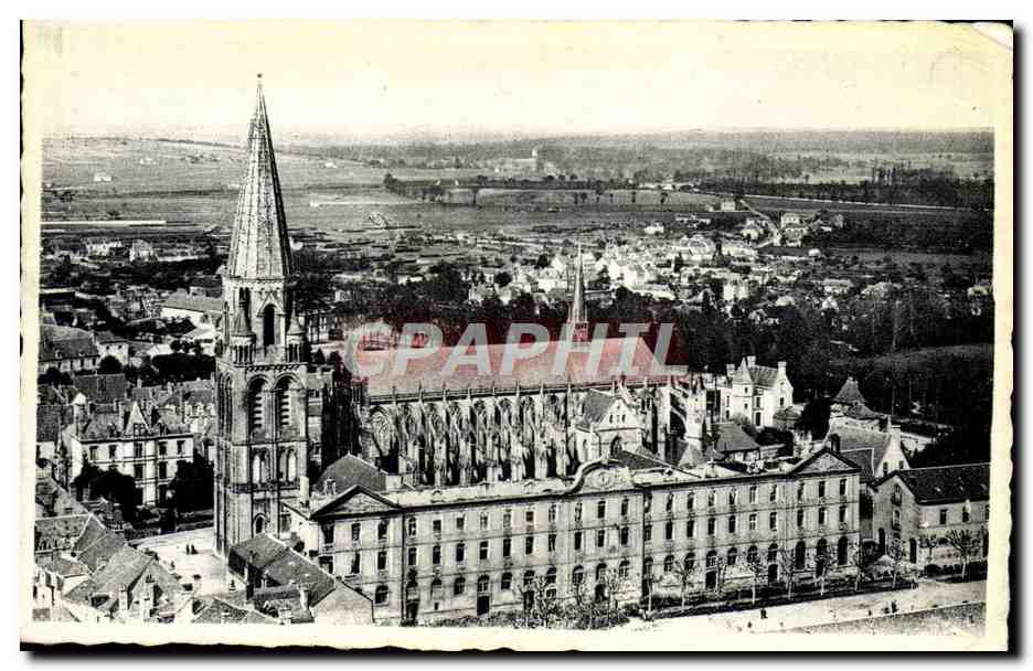 Vendôme — Vue sur le Quartier Rochambeau et l'Église de la Trinité — Les Arts Photomécanique