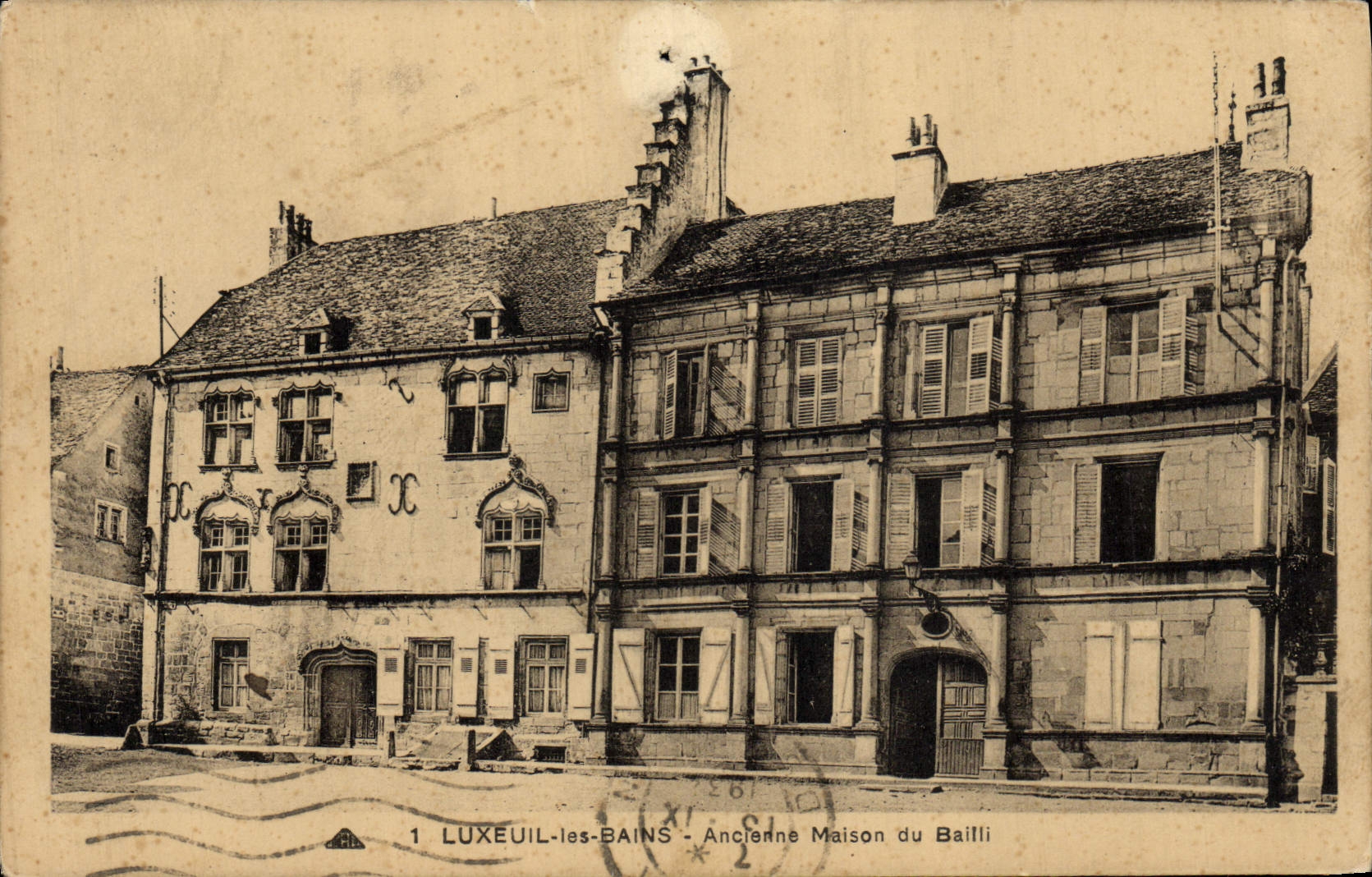 CPA Luxeuil Les Bains Ancienne Maison Du Bailli