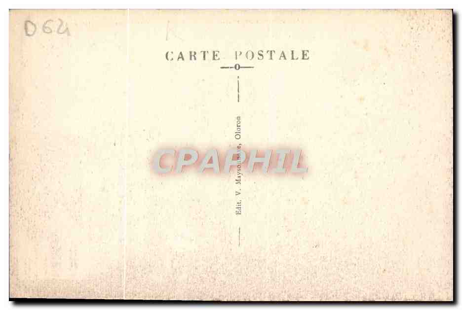CPA Oloron Ste Marie Eglise Ste Croix — Rückseite