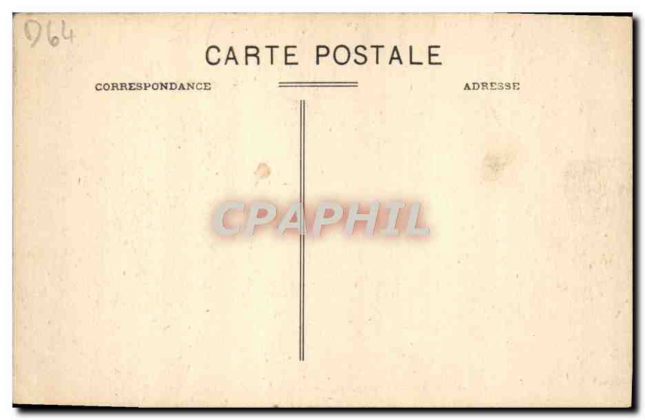 PAU — Le Grand Salon de Réception — Pendule Louis XIV — C.C. - 465 — Verso
