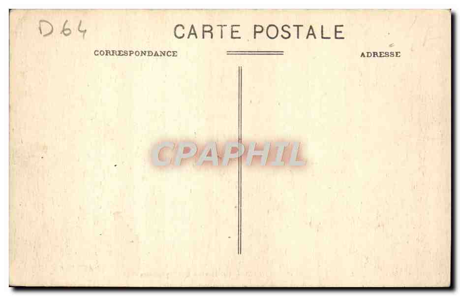 CPA Pau Le Chaine des Pyrenees — Verso