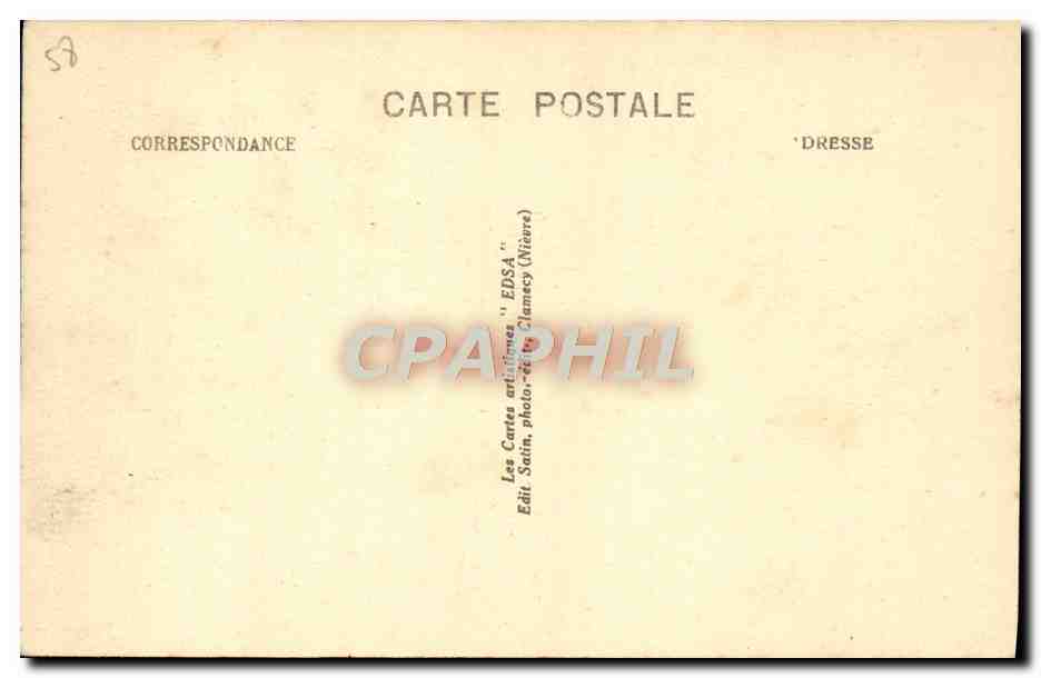 Les Settons (Nièvre) - L'Hôtel Beau Rivage, vu du lac - Éditeur EDSA — Rückseite