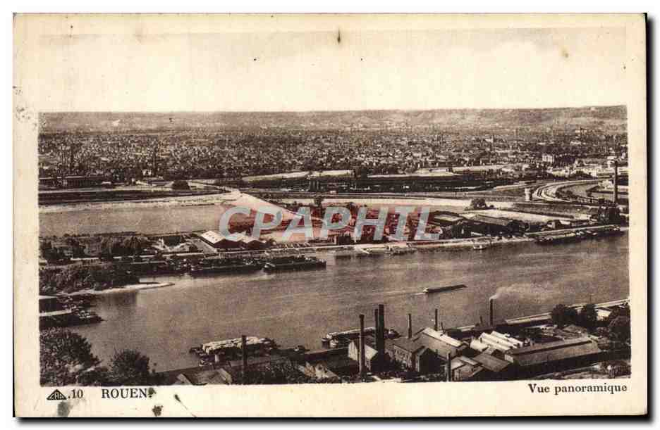 CPA Rouen Vue panoramique 