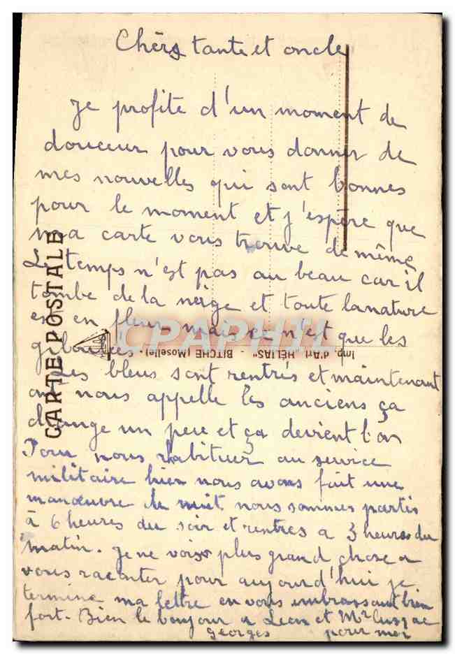 Besançon - Les Bains — La porte taillée — Imp. D'Art Hélias — Verso