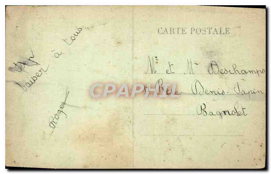 CPA Beziers Cathedrale St Nazaire  — Back