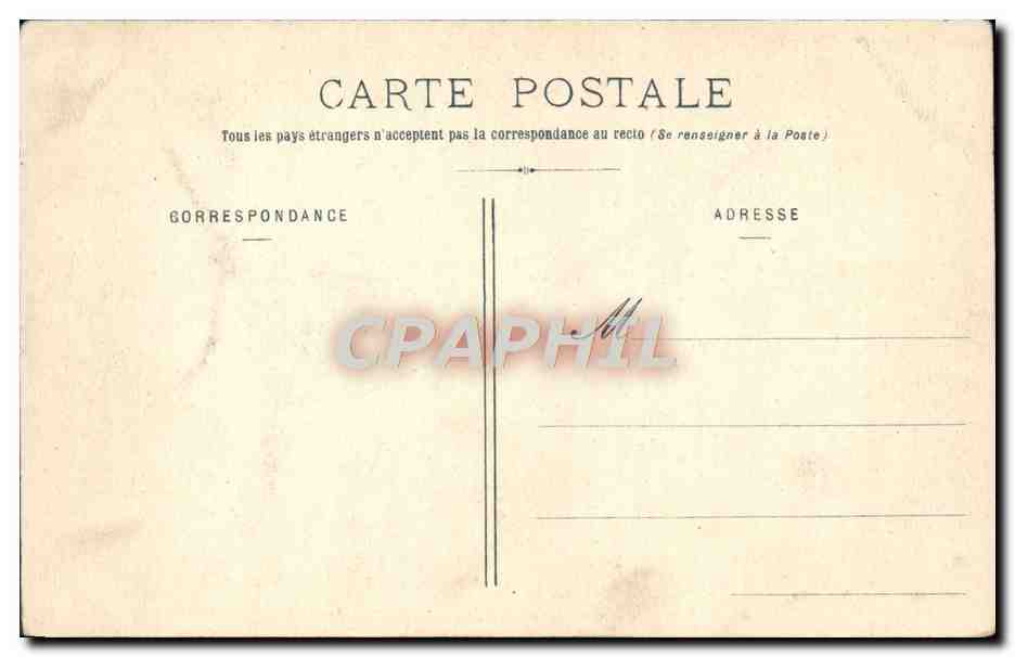 CPA Versailles Parc du Grand Trianon Le Pavillon Francais  — Verso