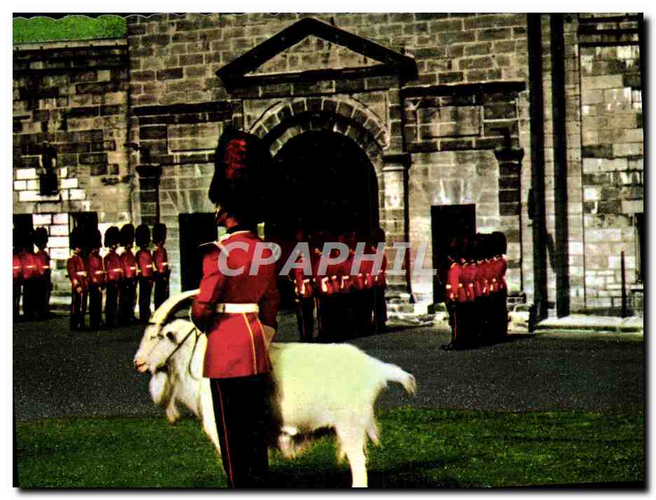 CPM Royal 22e Regiment Changing of the Guard at La Citadelle Quebec Canada Chevre Bouc 