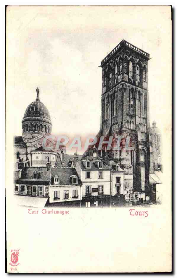 CPA Tour Chalemagne Tours 