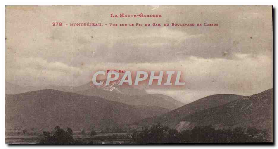 La Haute-Garonne - Montréjeau - Vue sur le Pic du Gar, du Boulevard de Lareus