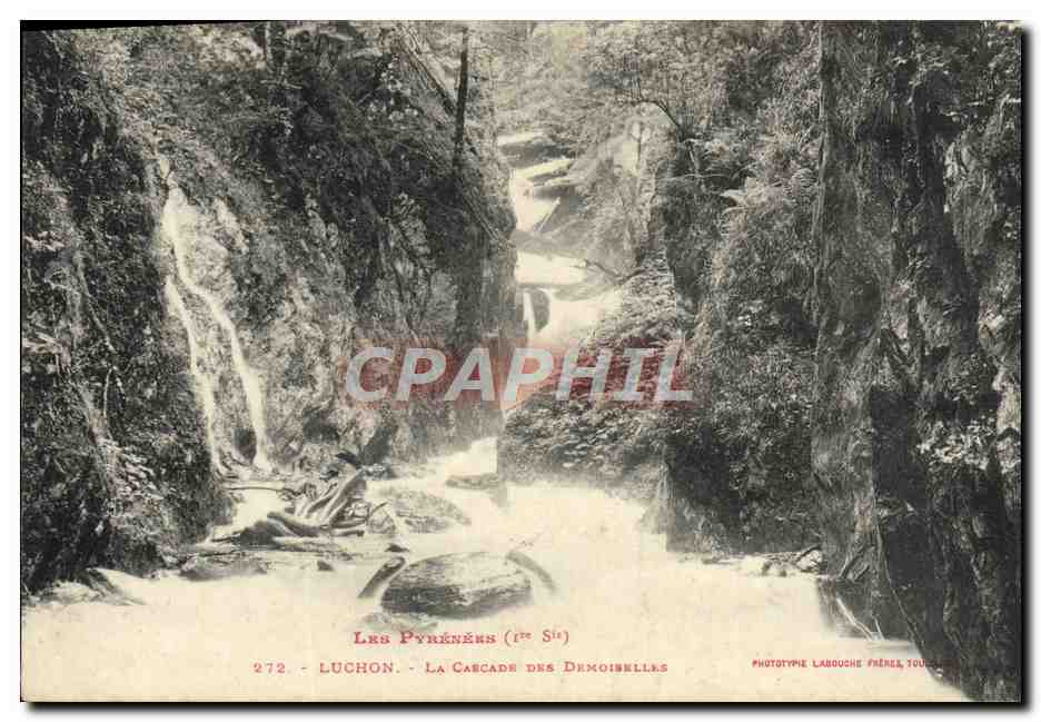 CPA Luchon La Cascade des Demoiselles
