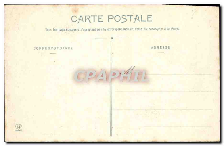 CPA Luchon La Cascade des Demoiselles — Rückseite