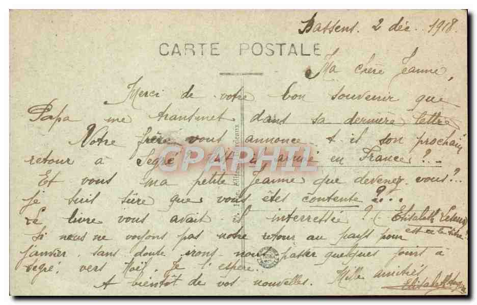 Bordeaux — Le Monument des Girondins — A.H. n°8 — Verso