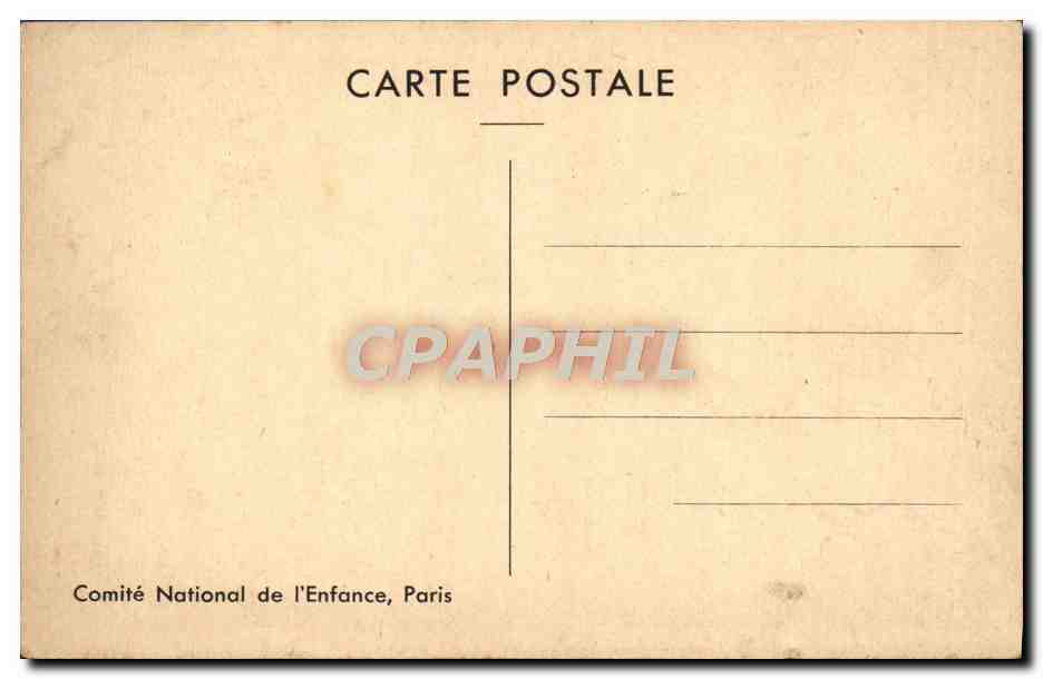 CPA Van Dyck Tete D'Enfant — Verso