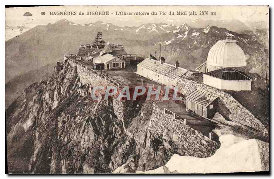 Bagnères-de-Bigorre - L'Observatoire du Pic du Midi (alt. 2870 m)
