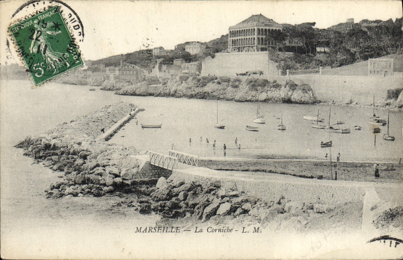 CPA Marseille La Corniche 