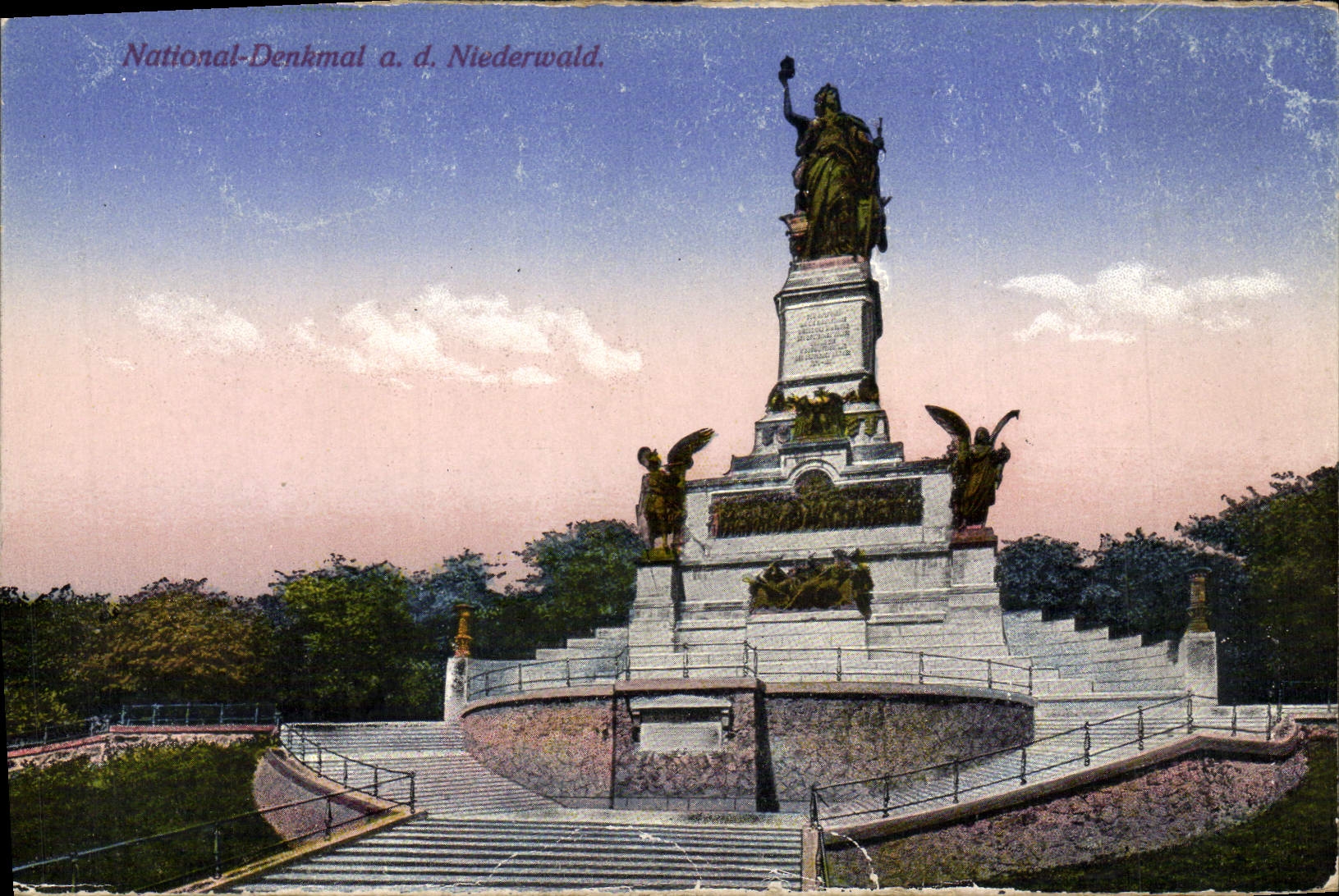 CPA National Denkmal a d Niederwald 