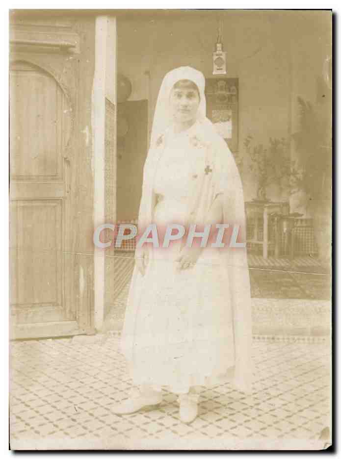 Photo Infirmiere Fez Maroc 1917