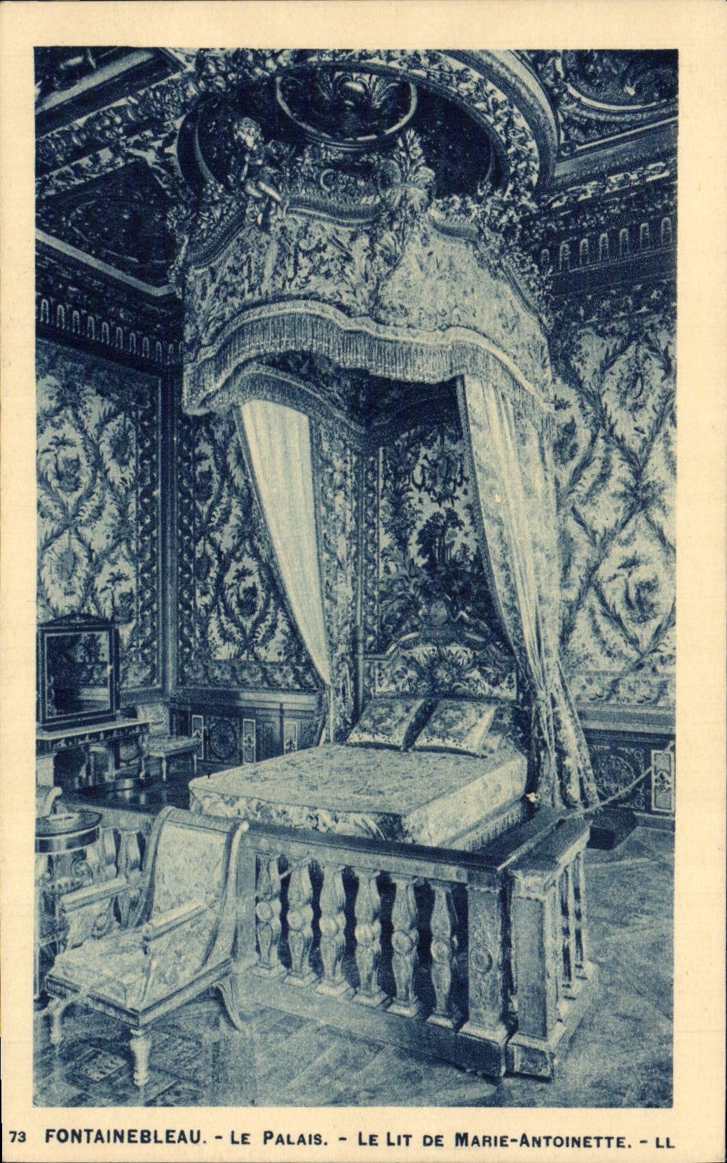 Fontainebleau - El Palacio - La cama de María Antonieta - LL