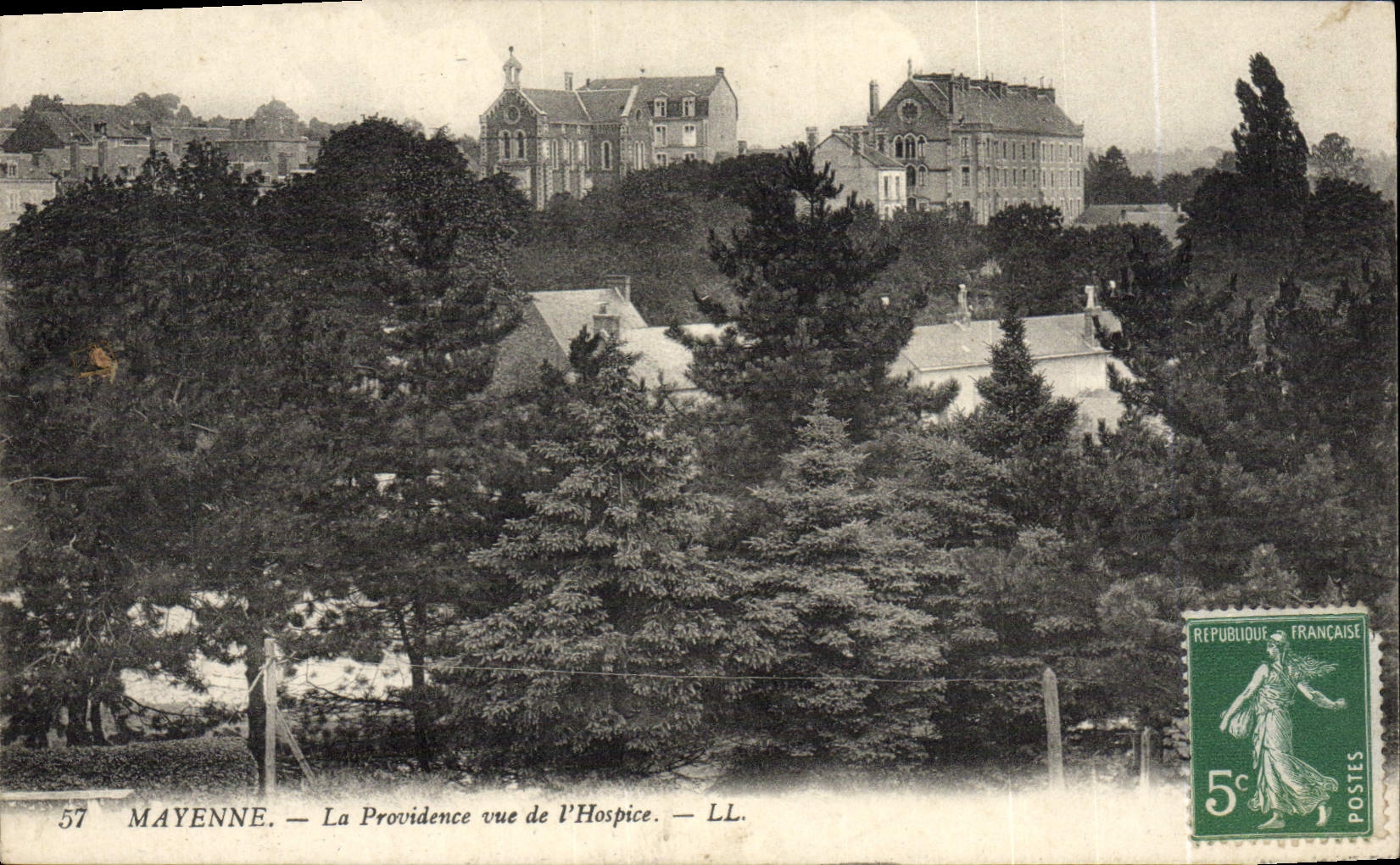 CPA Mayenne La Providence Vue De I'Hospice