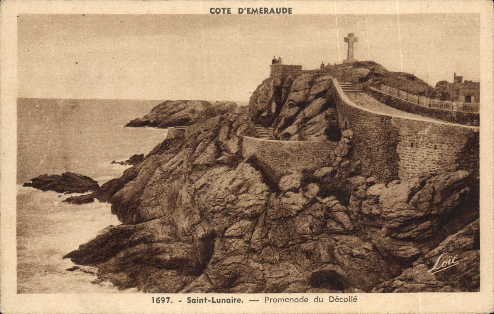 Côte d'Émeraude — Saint-Lunaire — Promenade du Décollé — Loïc