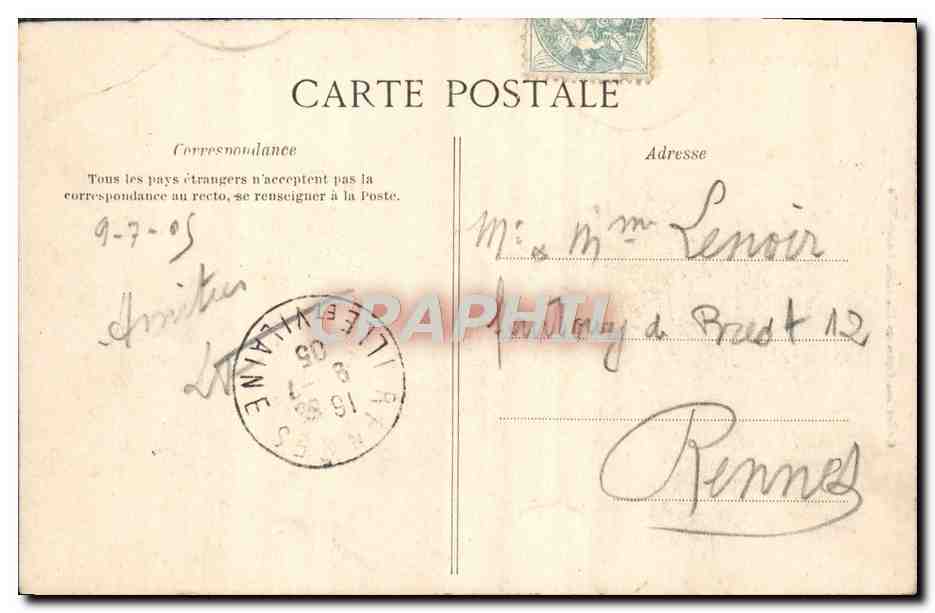 Saint-Malo — La Cale des Bés — G. F. n°3528 — Verso