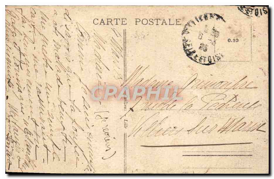 CPA Lille Place De La Republique — Back