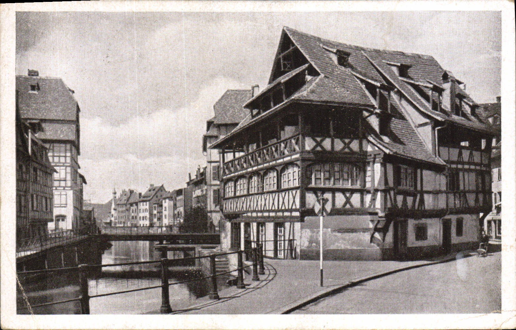 CPA Strasbourg Bain Aux Plantes Vieille Maison